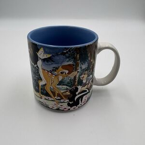 Walt Disney Classic Bambi Ceramic 12 Oz  Coffee Mug Cup Thumper Flower
